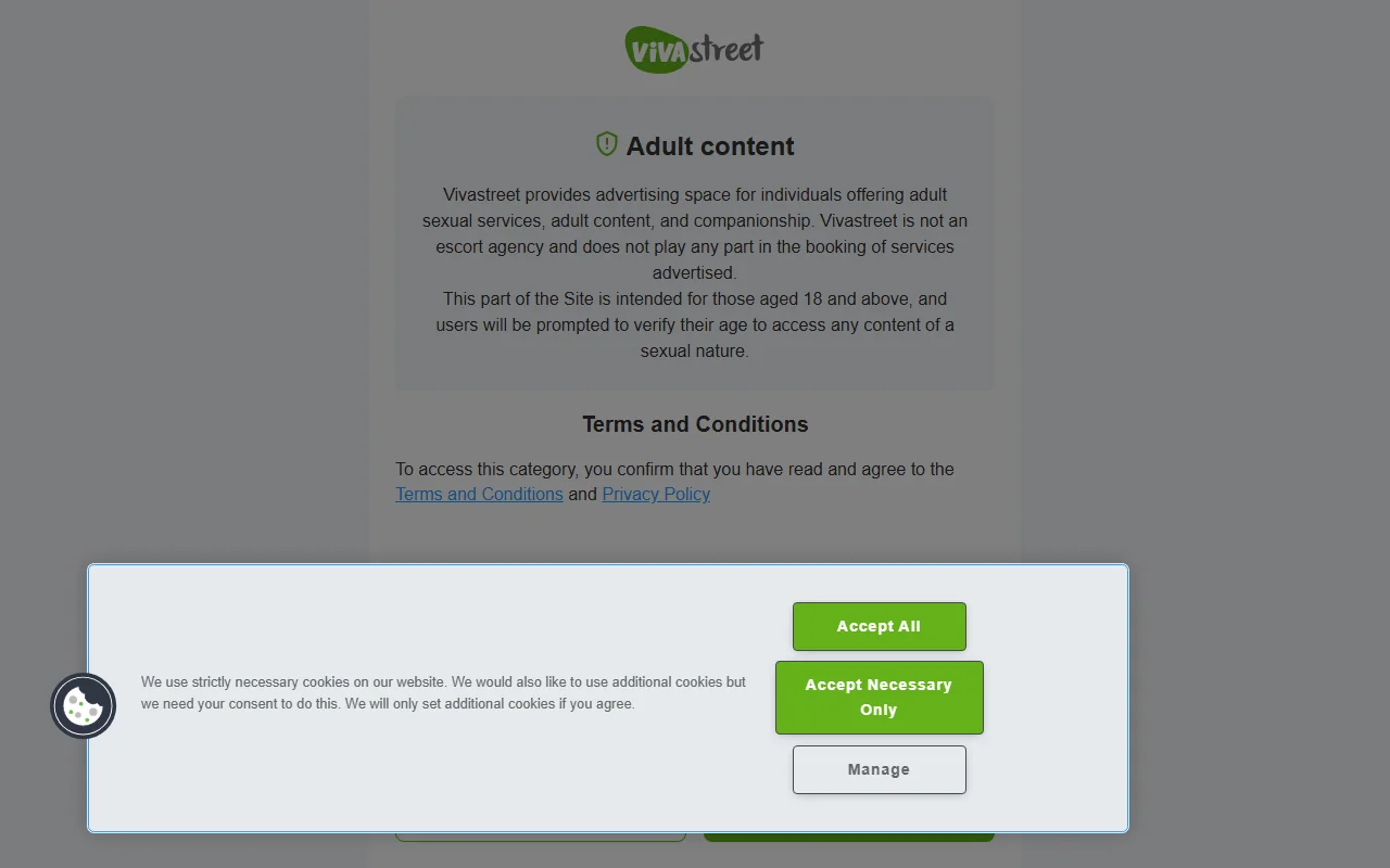 Screenshot: Vivastreet Screenshot of Vivastreet